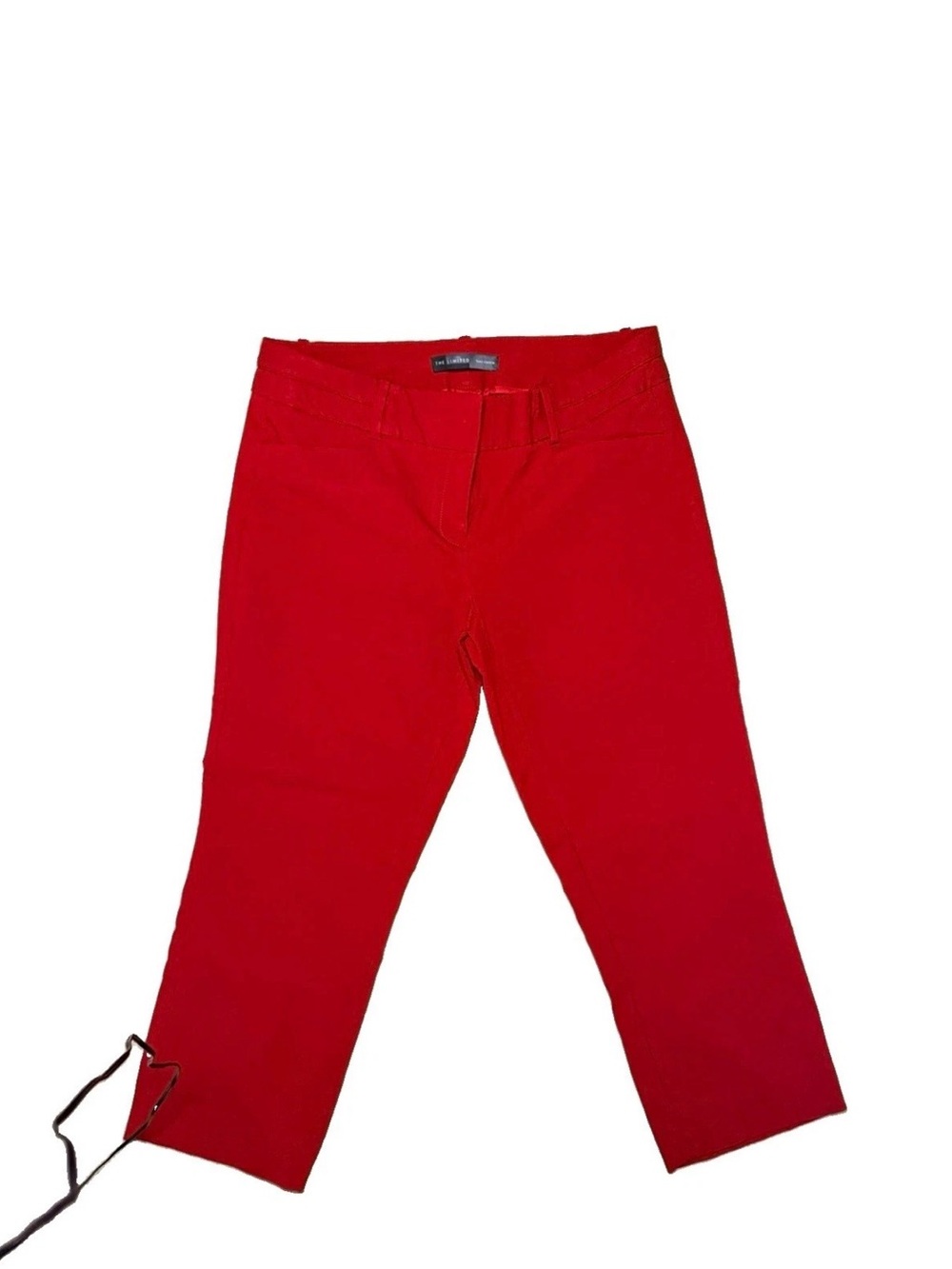 The Limited Bright Red Cropped Ankle Jeans